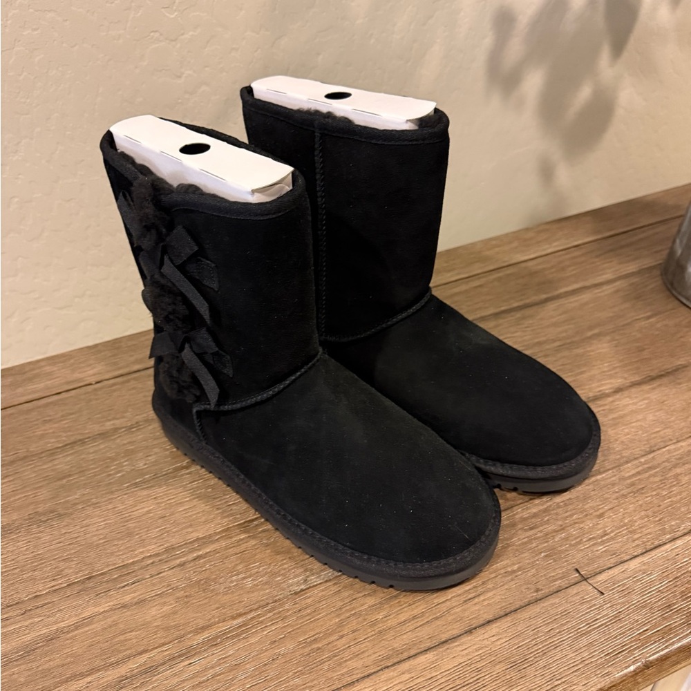 Koolaburra Black Suede Winter Boots
